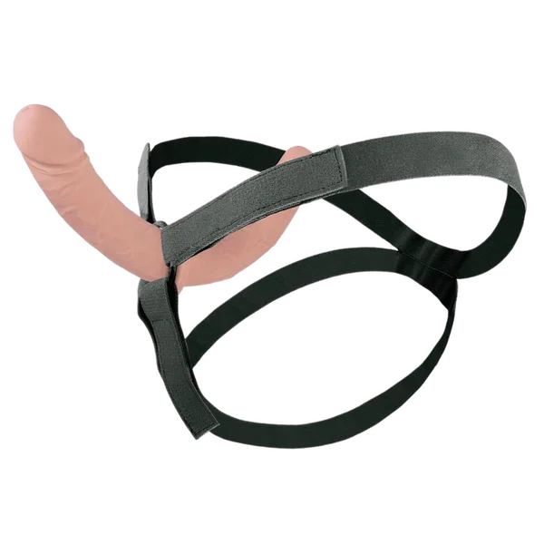 Ultra Lover - Double Dong with Harness (Flesh)-FNQ003A000-001