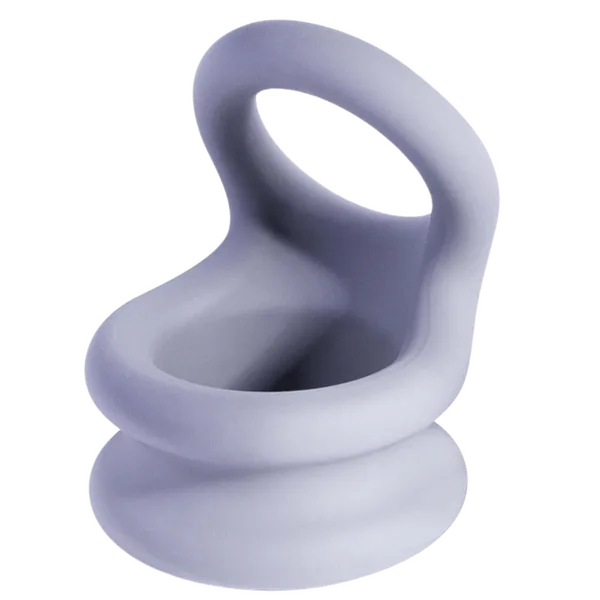 Silicone Cock Ornament - Large (Grey)-FNR007A000-020