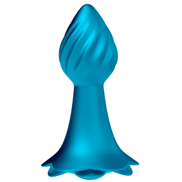 10 Rhythms Vibrating Anal Plug (Blue) - Take A Peek