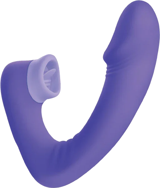 Dual Motor Wearable Vibrator (Purple) - Take A Peek