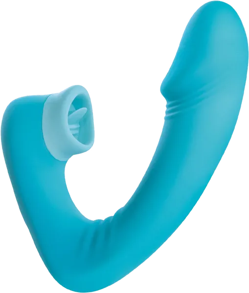 Dual Motor Wearable Vibrator (Blue) - Take A Peek