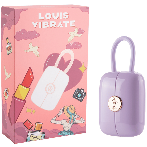 LOUIS - Suction & Vibrating Massager (Purple)-4897127060460