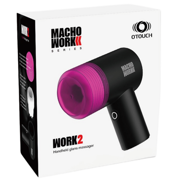 MACHO WORK 2 - Glan Massager with Air Suction & Tapping 10 Vibration Modes-4897127060477
