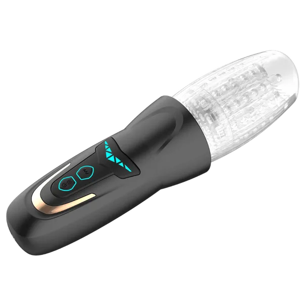 Dragon Pro - Rotating Male Masturbator (Black) - Take A Peek