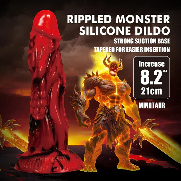 Minotaur 8.2" (Red/Black)-BW-008148