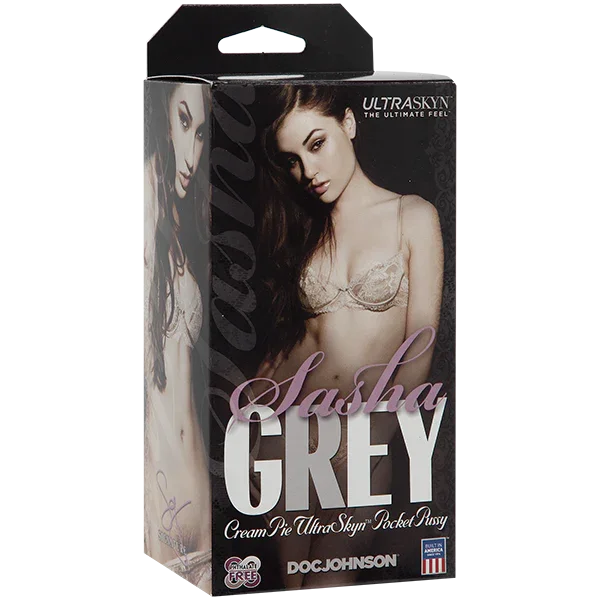 Sasha Grey ULTRASKYN Cream Pie Pocket Pussy - Take A Peek