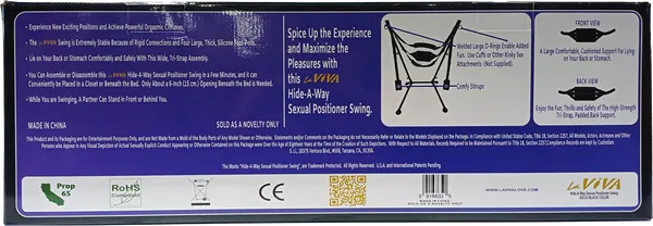 Hide-a-Way Sexual Position Free Standing Sex Swing - Take A Peek