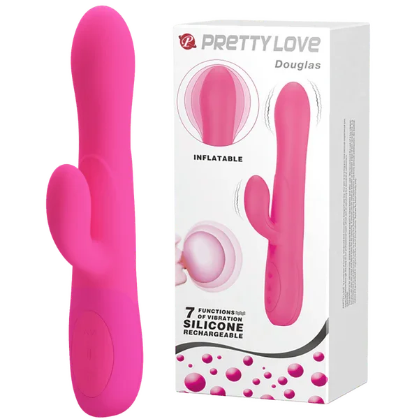 Rechargeable Inflatable Douglas (Pink) - Take A Peek