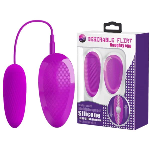 Silicone Naughty Egg (Purple) - Take A Peek