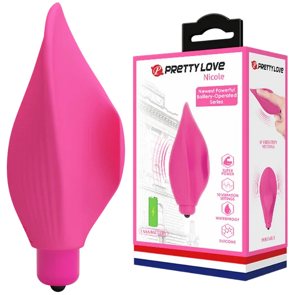 Silicone Finger Vibe - Nicole (Pink) - Take A Peek
