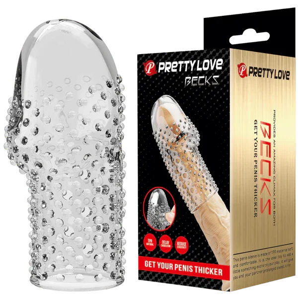 Penis Sleeve - Becks (Clear)-BI-026290M