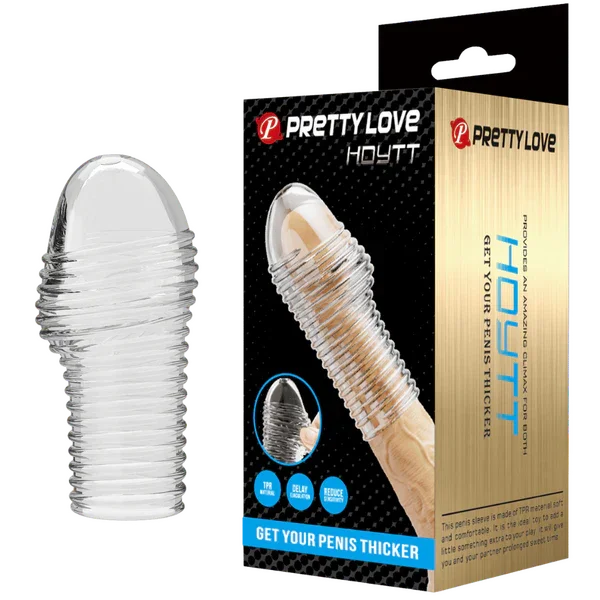 Penis Sleeve - Hoytt (Clear)-BI-026291M