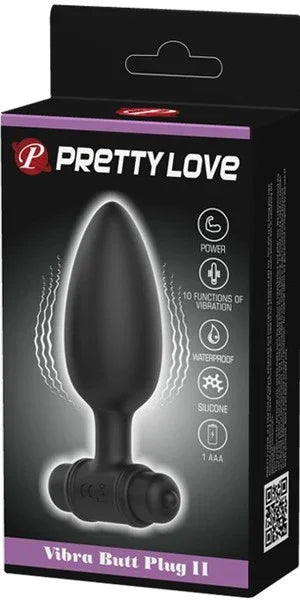 Vibra Butt Plug II (Black) - Take A Peek