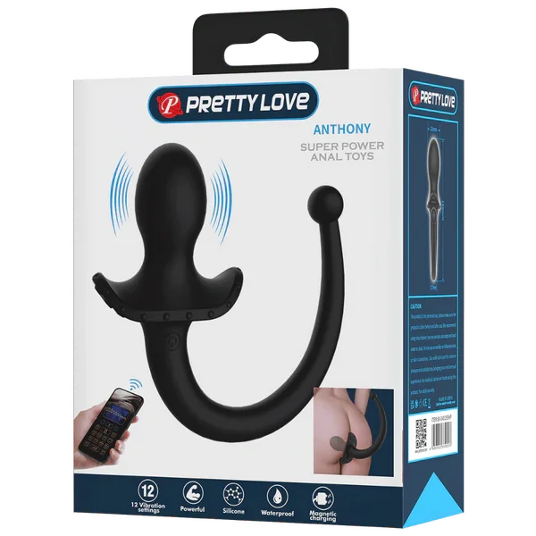 App Control Tail Plug - Anthony (Black)-BI-040195HP