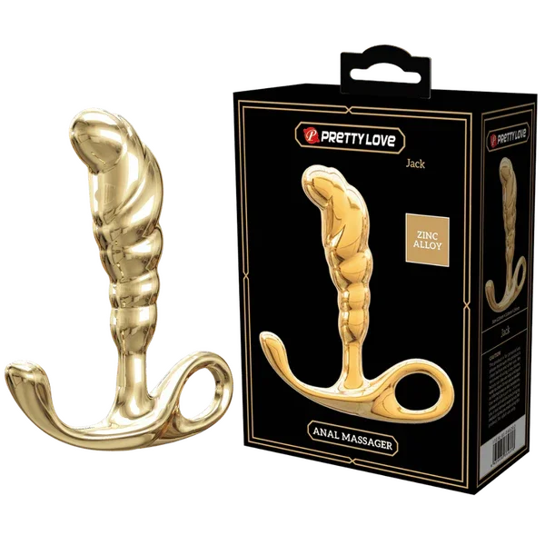 Anal Massager Probe - Jack (Gold)-BI-040202