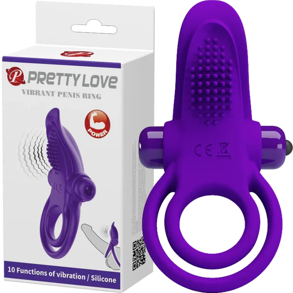 Vibrant Penis Ring (Purple) - Take A Peek