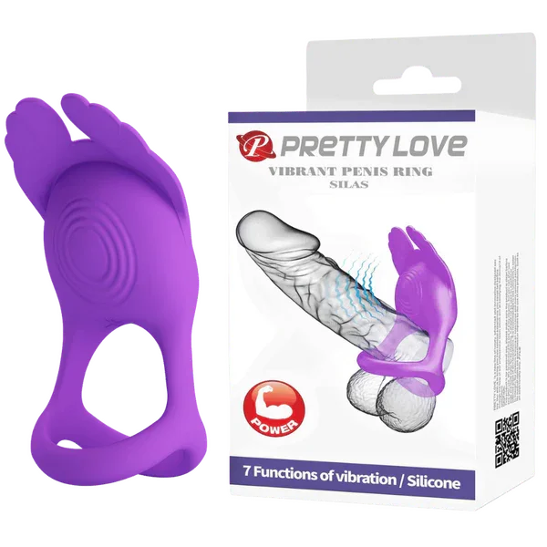 Vibrant Penis Ring - Silas (Purple) - Take A Peek