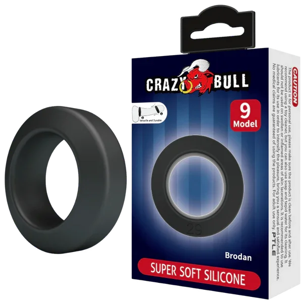 Super Soft Silicone Cockring - Brodan (No.9) - Take A Peek