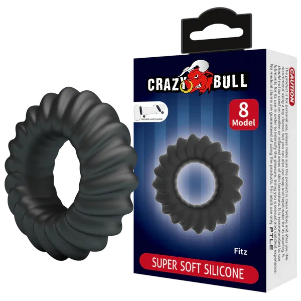 Super Soft Silicone Cockring - Fitz (No.8) - Take A Peek