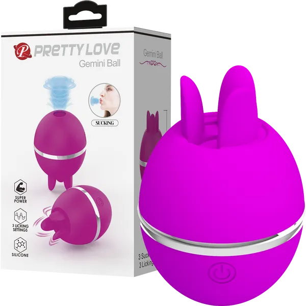 Rechargeable Gemini Ball (Purple) - Take A Peek