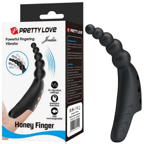 Rechargeable Honey Finger - Jordin (Black)-BI-300088