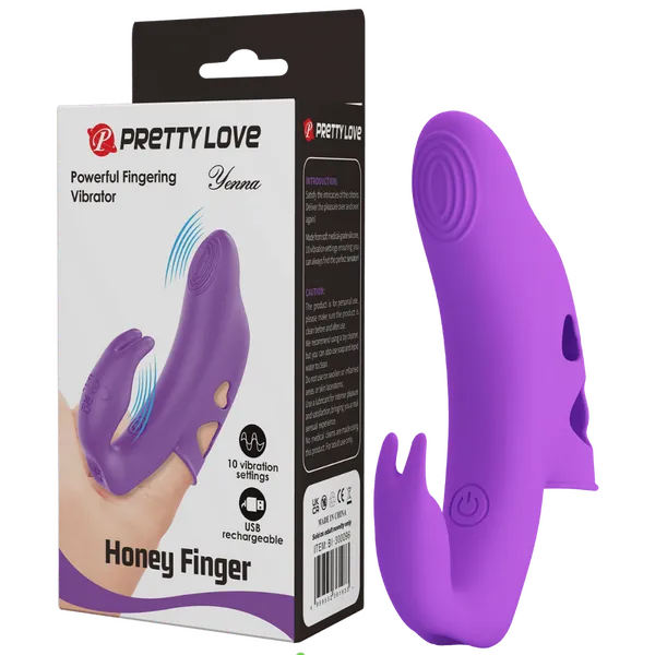 Honey Finger - Rechargeable Yenna (Purple) - Take A Peek