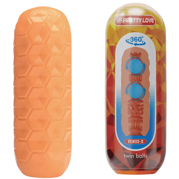 Venus-X Twin Balls (Peach) - Take A Peek