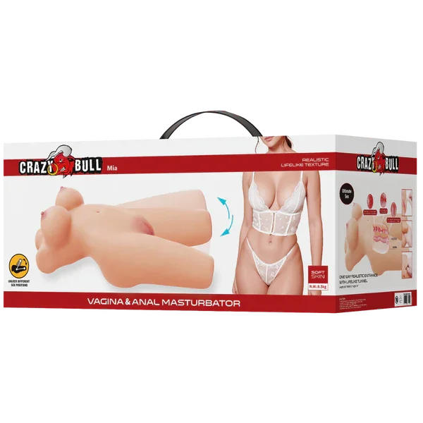 Vagina & Anal Masturbator - Mia (Movable Legs)-BM-009261G