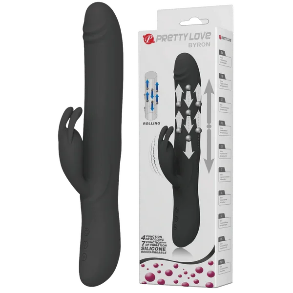 Rechargeable Rolling - Byron (Black) - Take A Peek