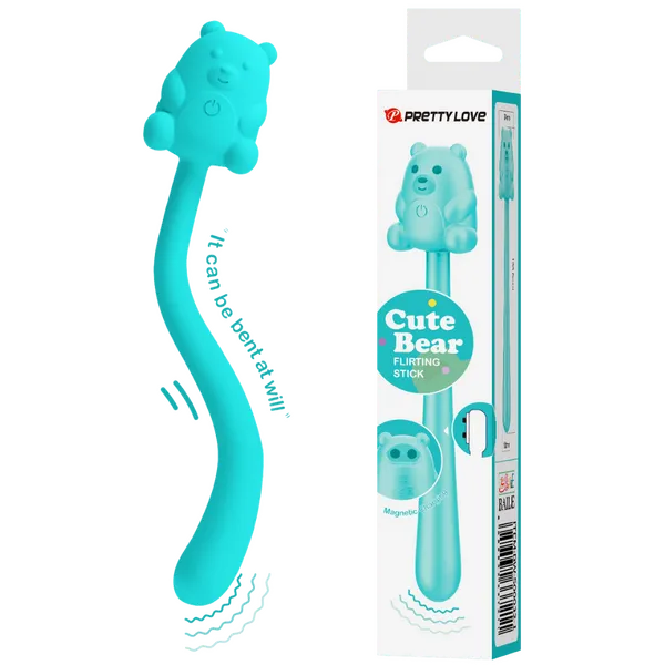 Cute Bear Flirting Stick (Blue) - Take A Peek