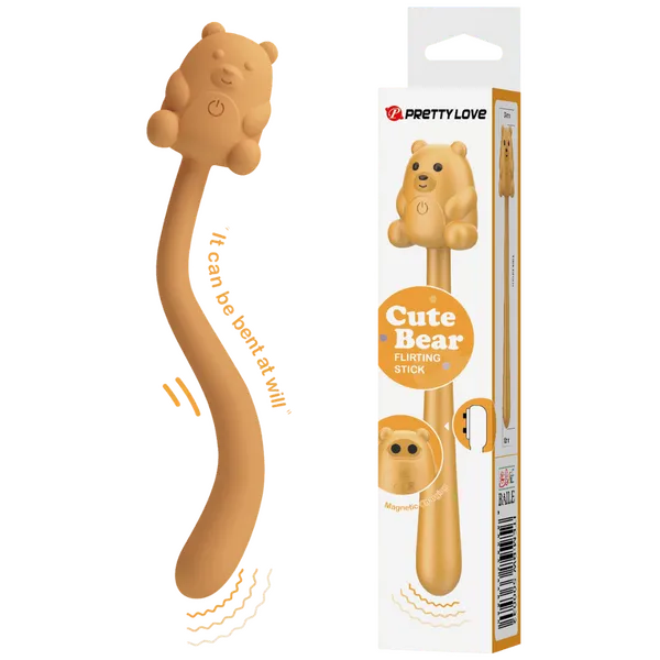 Cute Bear Flirting Stick (Beige) - Take A Peek