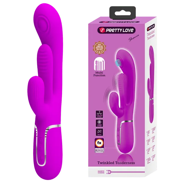 Shania - 4in1 Multi-function Vibrator (Pink) - Take A Peek