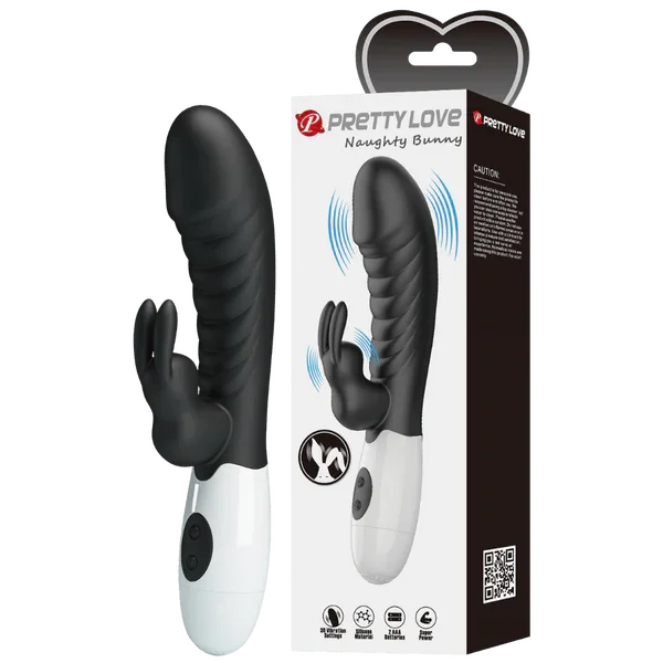 Naughty Bunny (Black)-BW-500071-A3