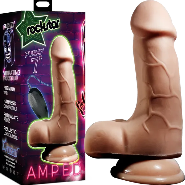 Fuzzy 7" Vibrating (Flesh)-CKC-008072ZSY