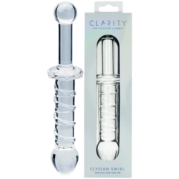 Glass Dildo - Elysian Swirl - Take A Peek