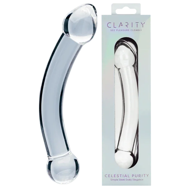 Glass Dildo - Celestial Purity - Take A Peek