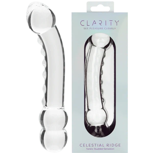 Glass Dildo - Celestial Ridge - Take A Peek