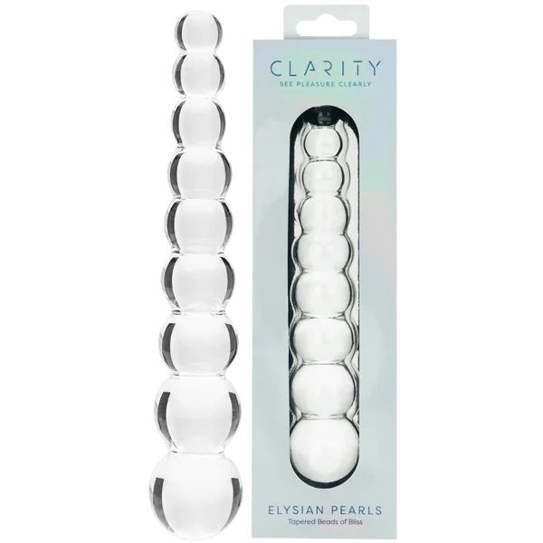 Glass Dildo - Elysian Pearls - Take A Peek