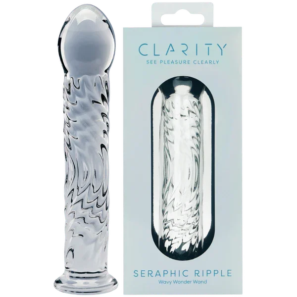 Glass Dildo - Seraphic Ripple - Take A Peek