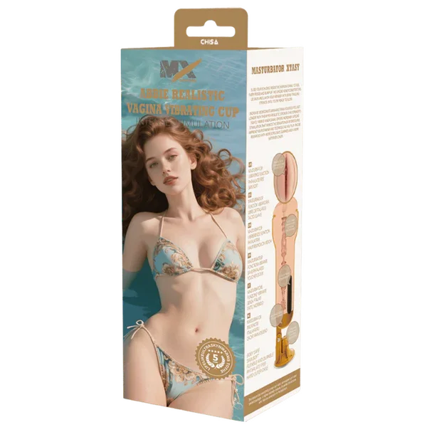 Abbie Realistic Vagina Vibrating Cup - Take A Peek