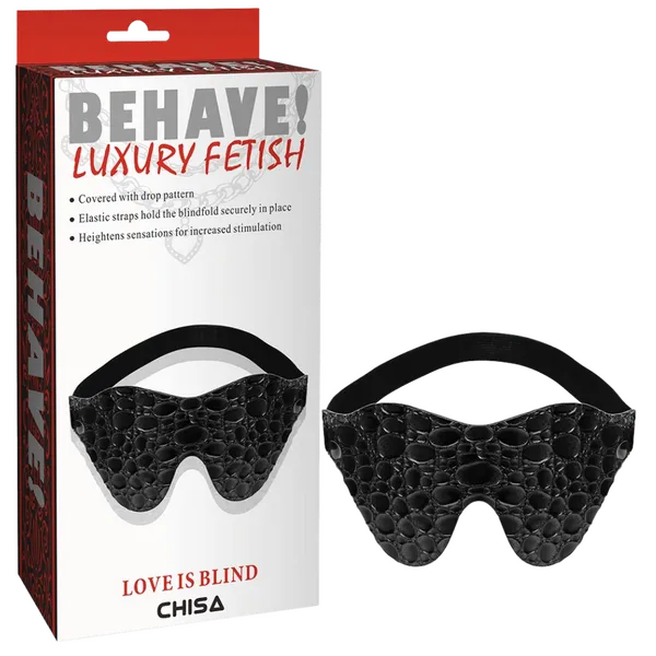 LOVE IS BLIND (Drop Pattern) (Black) - Take A Peek