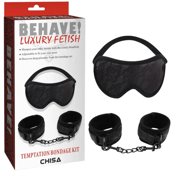 Temptation Bondage Kit (Black)-CN-632106312