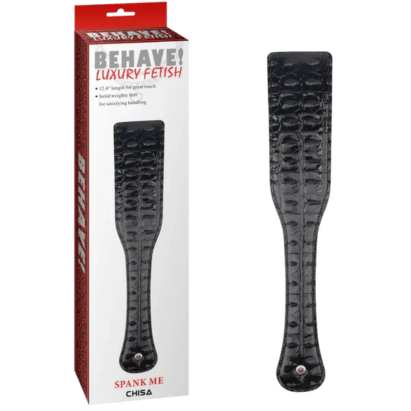 Spank Me Paddle (Black)-CN-634194252