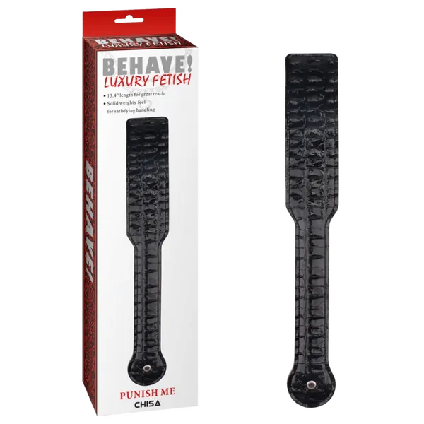 Punish Me Paddle (Black) - Take A Peek