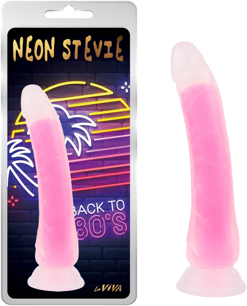 Neon Stevie 8.4" (Glow Pink) Plus Free Clean Vibe - Take A Peek