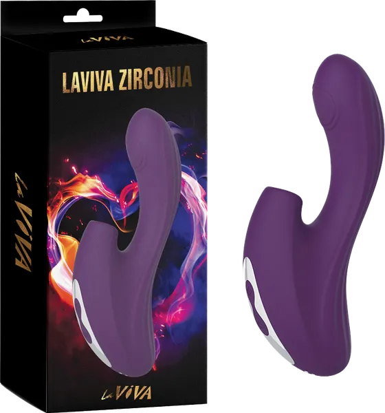 Zirconia Sucking & Knocking Vibrator (Purple) - Take A Peek