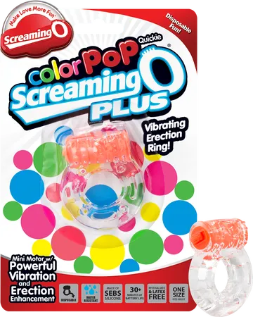 Screaming O Color Pop Quickie Plus (Orange) - Take A Peek
