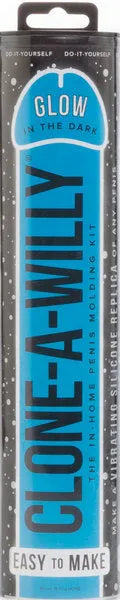 Clone-A-Willy Vibrator (Glow In The Dark) (Blue) - Take A Peek