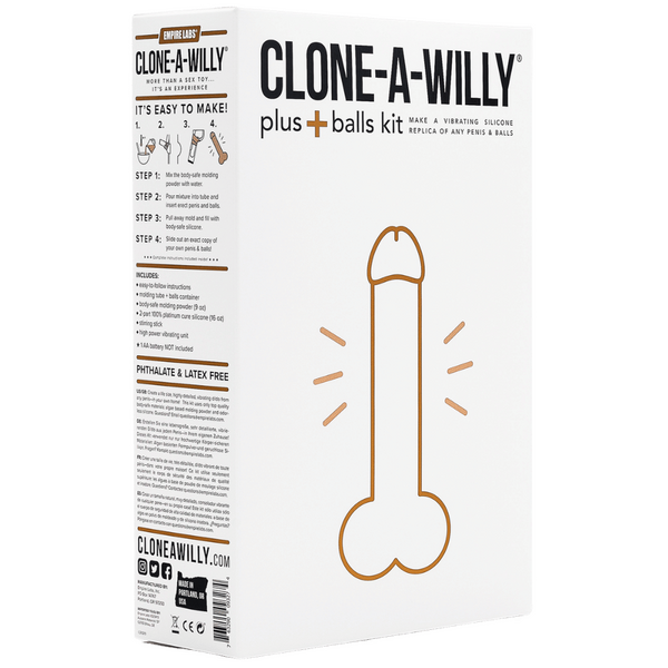 Clone-A-Willy Plus With Balls (Medium Tone)-EL-MD-MD