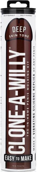 Clone-A-Willy Vibrator (Deep Skin Tone) - Take A Peek